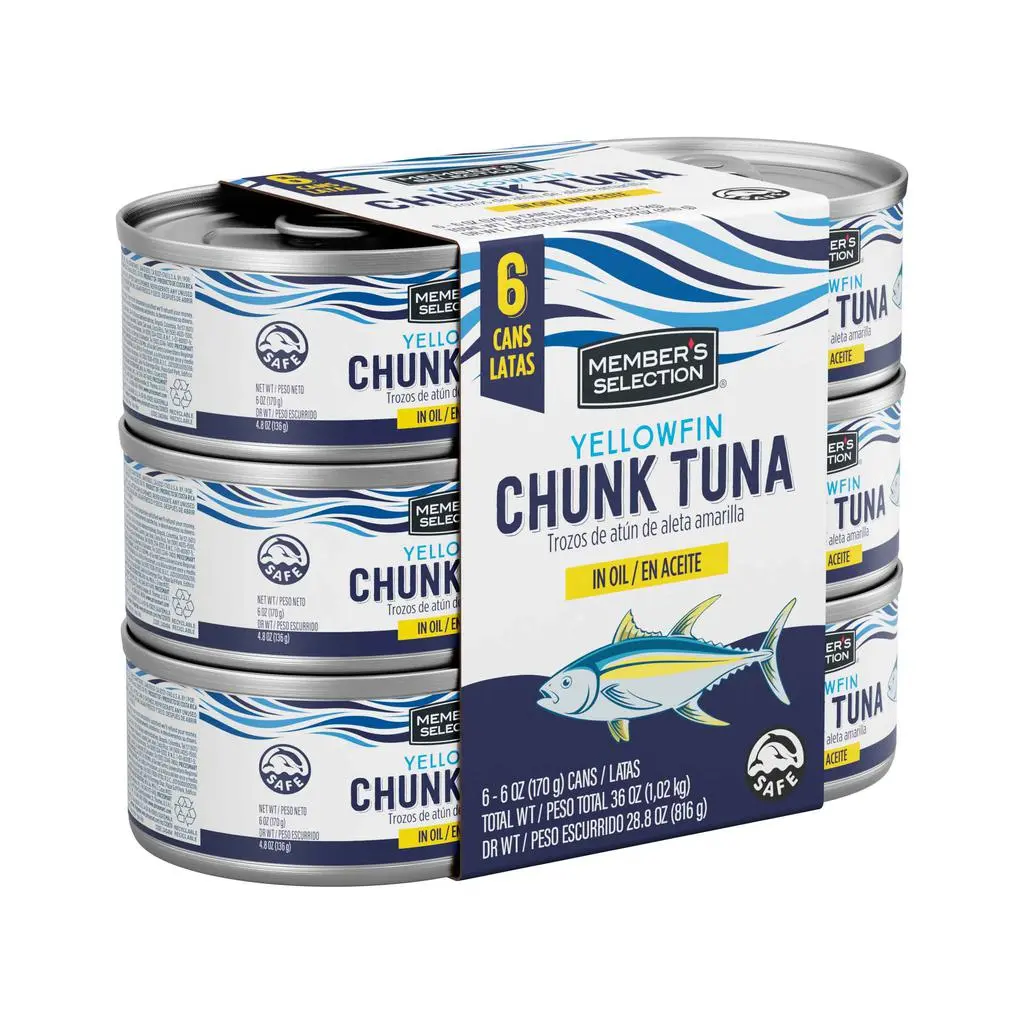 MEMBER'S SELECTION CHUNK TUNA EN ACEITE REDIMARKET.webp