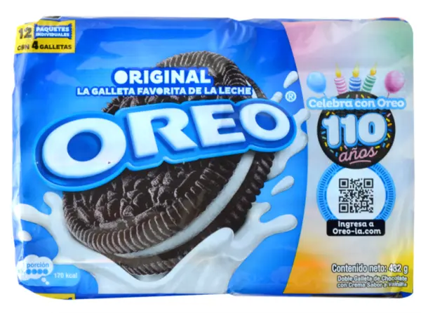Galletas Dulces Oreo Regular 12 UND