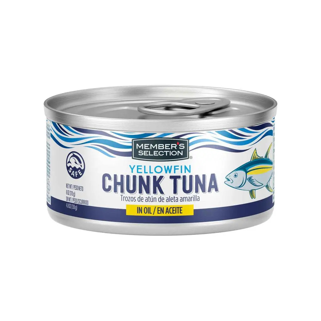 Member's Selection Tuna in Vegetable Oil 6 Units / 136 g / 6 oz